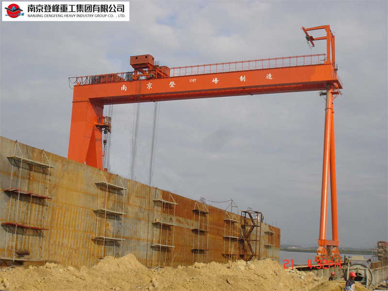 Heavy Duty Double Girder Shipbuilding Gantry Crane – 50-500 Ton Capacity