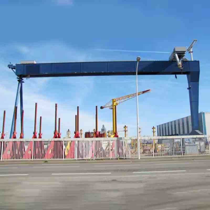 Heavy Duty Double Girder Shipbuilding Gantry Crane – 50-500 Ton Capacity
