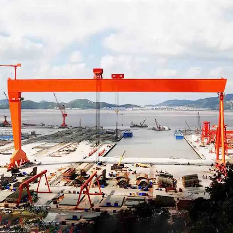 Shipyard Gantry Crane for Heavy Lifting Ideal for Keel Block Engine Installation