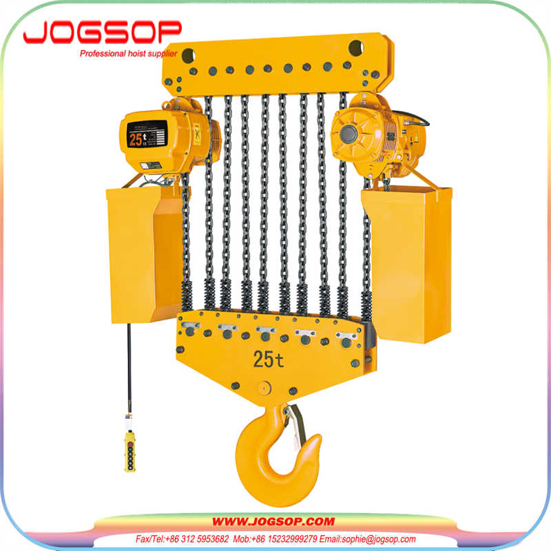 CE/GS Certified 5-25T Electric Chain Hoist - ISO9001 Compliant
