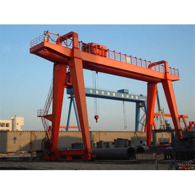 32 Ton Double Girder Gantry Crane 18m Span ISO-Certified for Port Operations