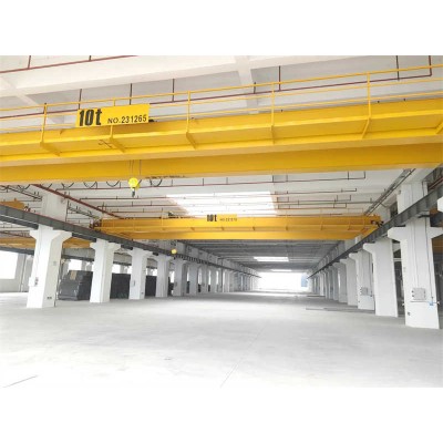 Low Headroom Double Girder EOT Crane Ideal for Mechanical Processing Plants