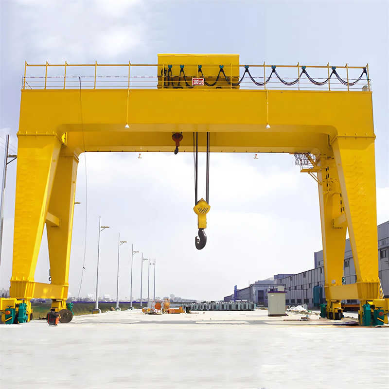 30-80T European Standard Double Beam Gantry Crane For Workshop Lifting