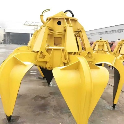Heavy Load Clamshell Grab Bucket with Safety Lock System Competitive Price