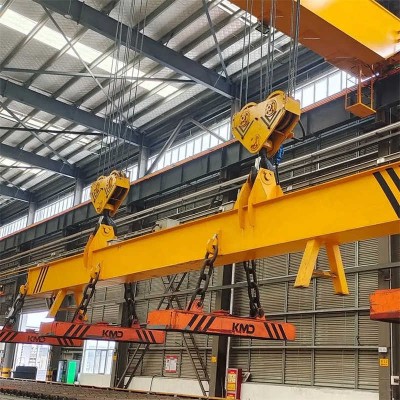 Energy-Efficient Electromagnetic Overhead Crane for Steel Coil & Plate Lifting