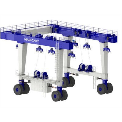 Portable Boat Gantry Crane with Hydraulic System Easy Relocation & Operation