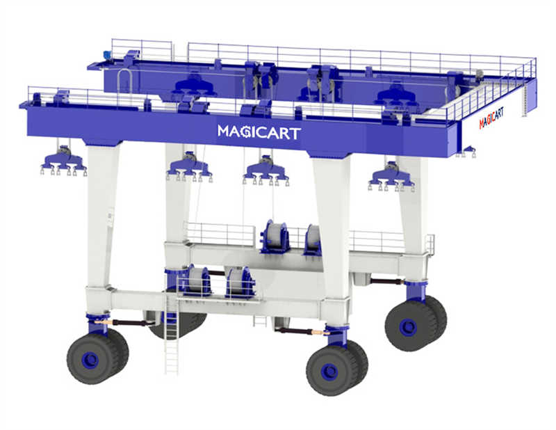 Low Profile Boat Hoist Crane – Compact Design for Limited Space Shipyards