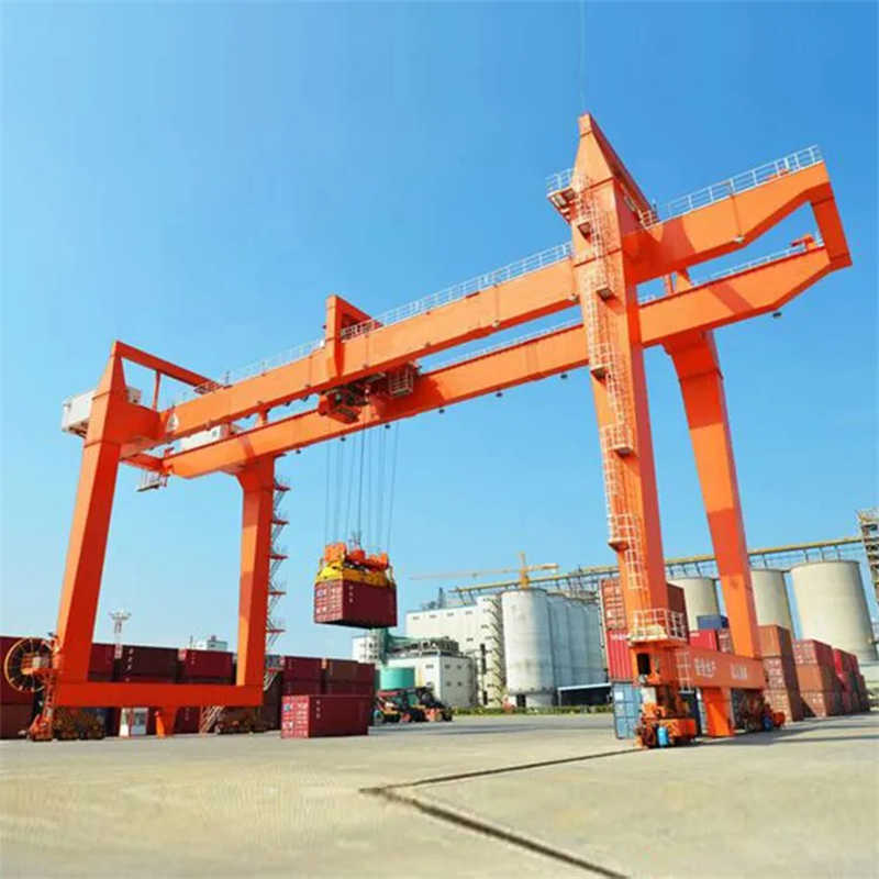 Electric Rubber-Tired Gantry Crane | 50-200Ton Capacity | Port & Terminal Use