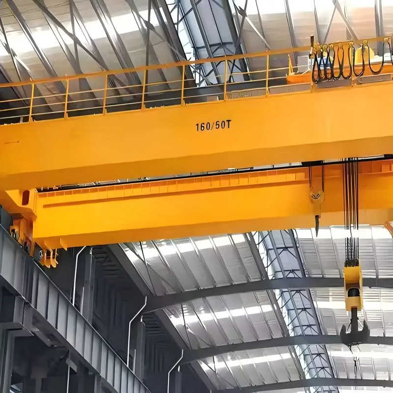 Heavy Duty Double Girder Overhead Crane – QD Model for Industrial Use