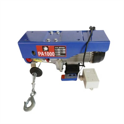 PA200 Mini Electric Wire Rope Hoist with Trolley – Effortless 300kg Lifting