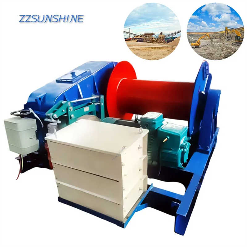 10 Ton Remote Control Electric Winch – 30M Cable for Crane & Rigging