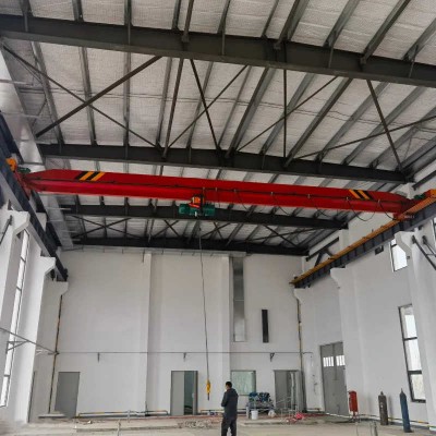 15 Ton Single Girder EOT Crane – Durable CD Wire Rope Hoist System