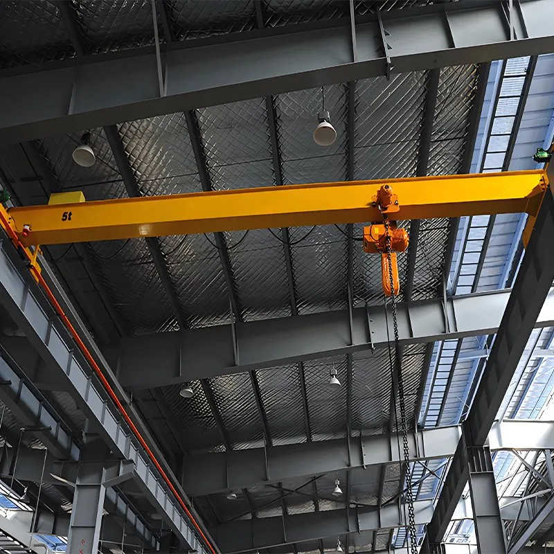 5 Ton Low-Headroom Single Girder Crane – Compact Workshop Hoist