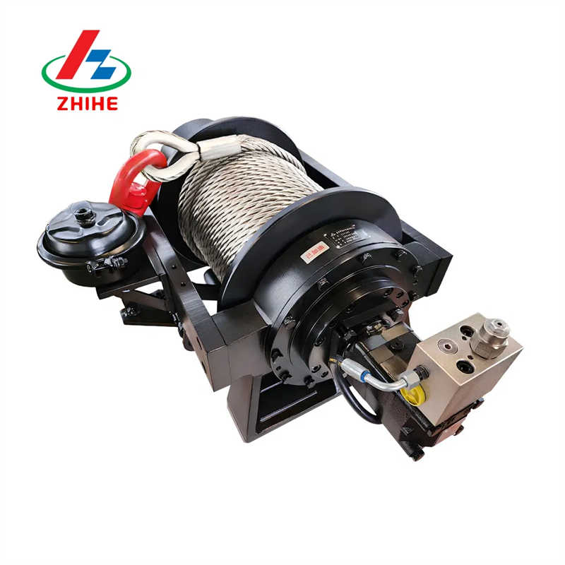 Hydraulic Winch for Wrecker Lifting Mechanism Wire Rope Sling Type for Crane