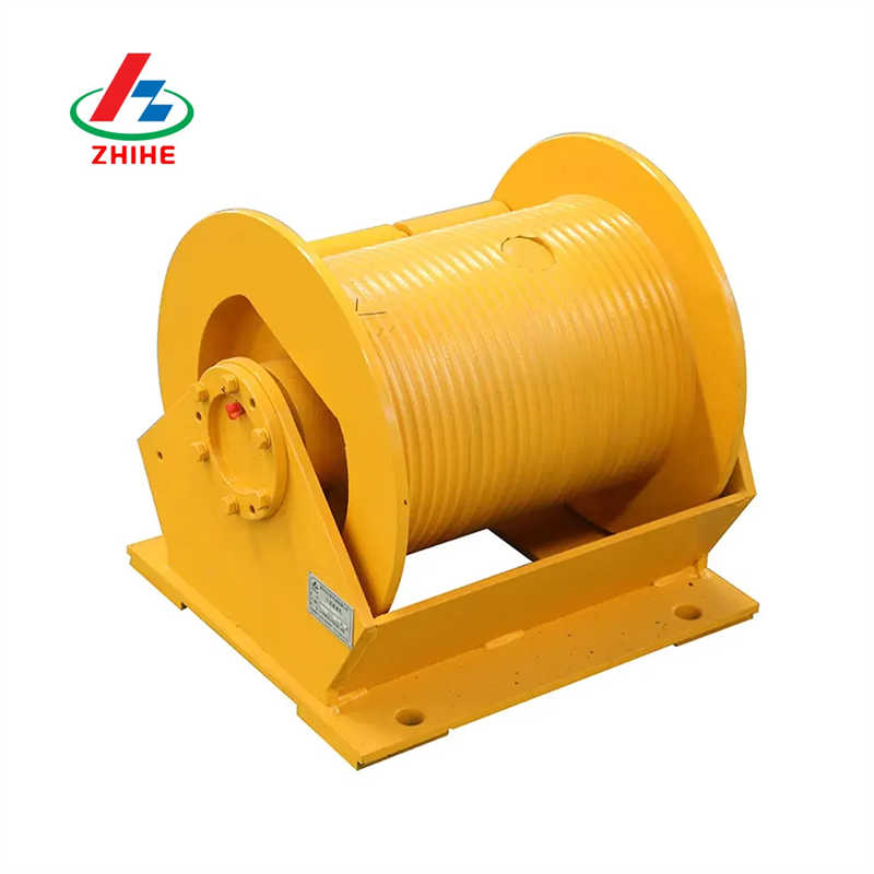 Zhihe Electric Construction Hoist 60ton Hydraulic Winch with Wire Rope Sling