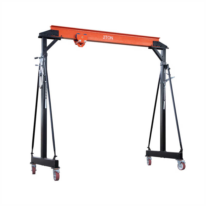 1 Ton Portable Gantry Crane – Adjustable Height for Workshop & Garage Use