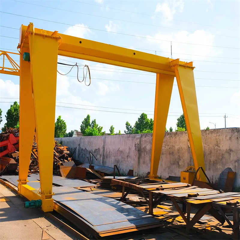 15 Ton Single Girder Gantry Crane - Heavy Industrial Box Structure with Hoist