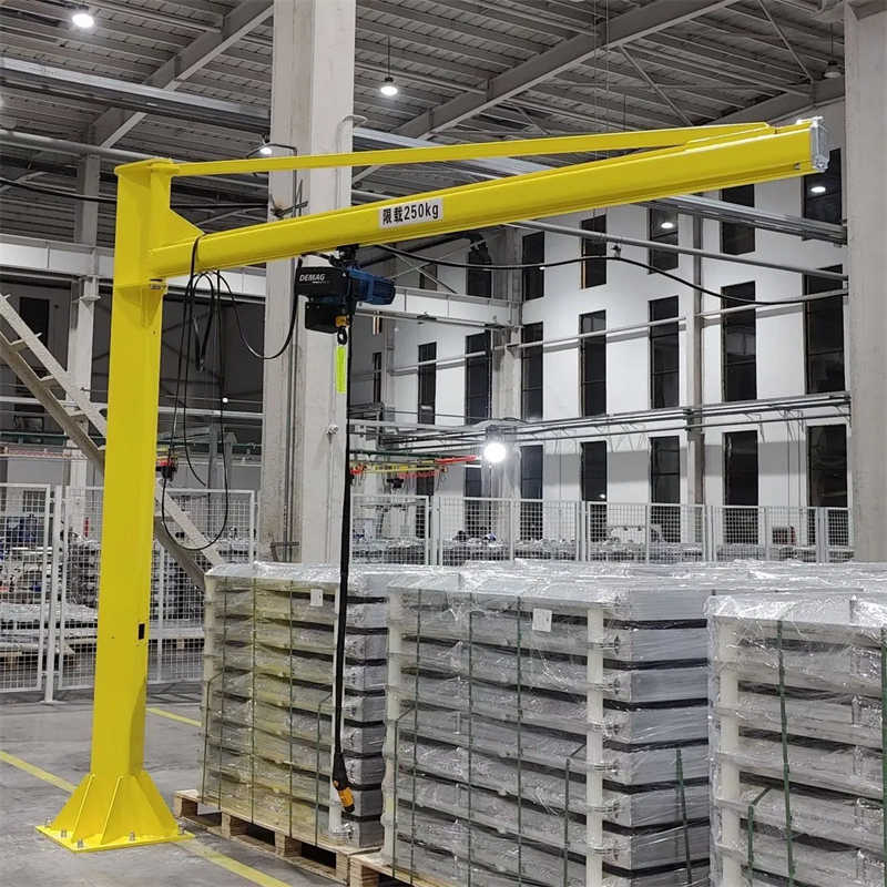 10 Ton Factory Floor Mounted Jib Crane - High Capacity Material Handling