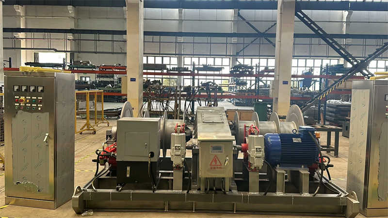 50T Hydraulic Industrial Winch for Bridge Construction & Heavy Lifting