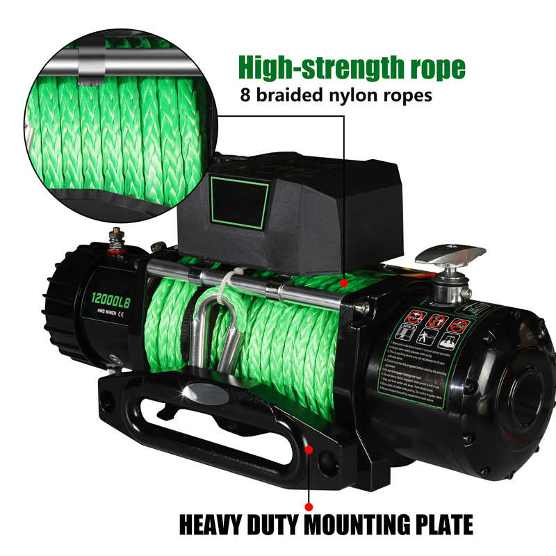 15,000lb Industrial-Grade Electric Winch for Heavy-Duty Towing & Recovery