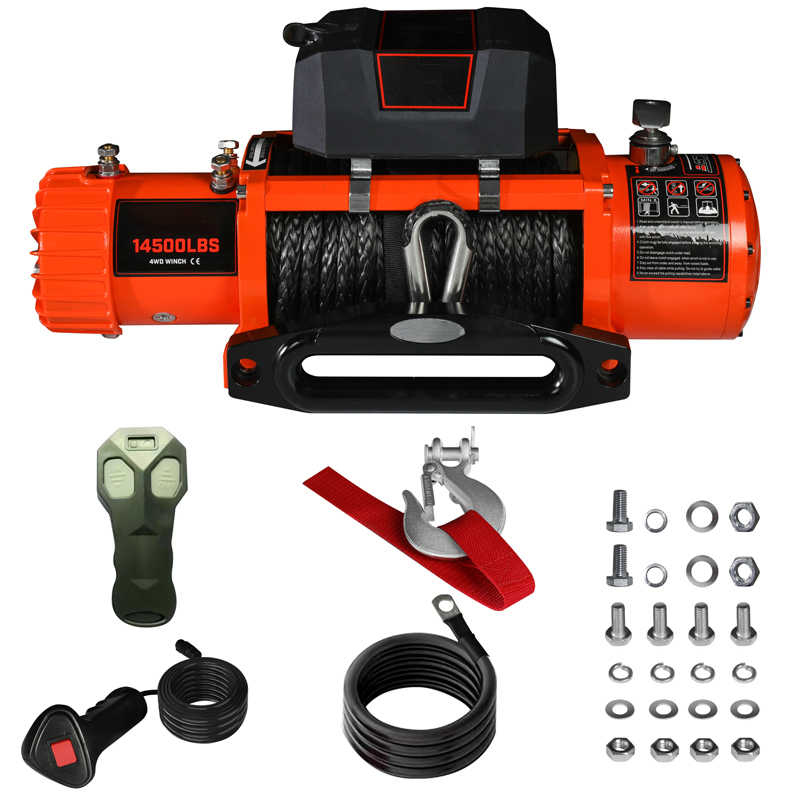 14,500lb Wireless Remote Control Winch for Extreme Off-Road & Mud Recovery