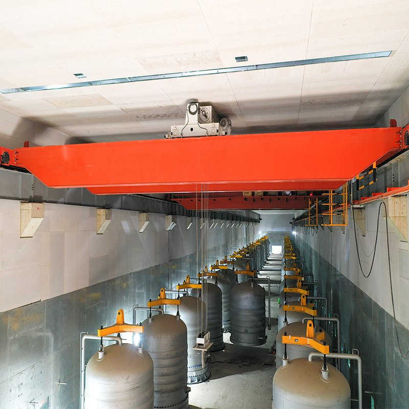 CE Certified Double Girder Overhead Crane Variable Frequency Drive Control