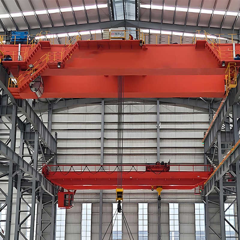 Double Girder EOT Crane with Remote Control System (10-100 Ton Capacity)