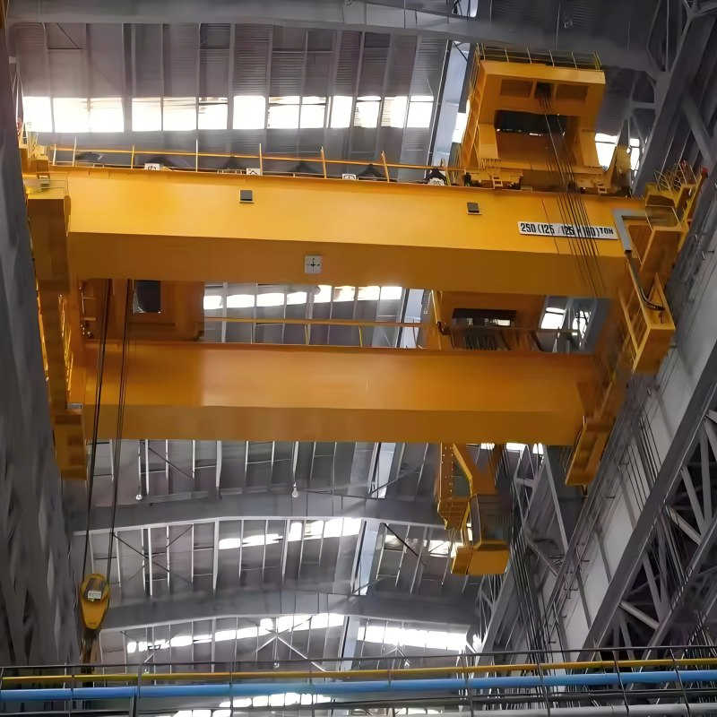 30T Capacity Double Girder Crane with 20m Lifting Height for Steel Factories
