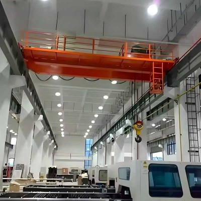 32T Double Girder Bridge Crane with Remote Control & Overload Protection