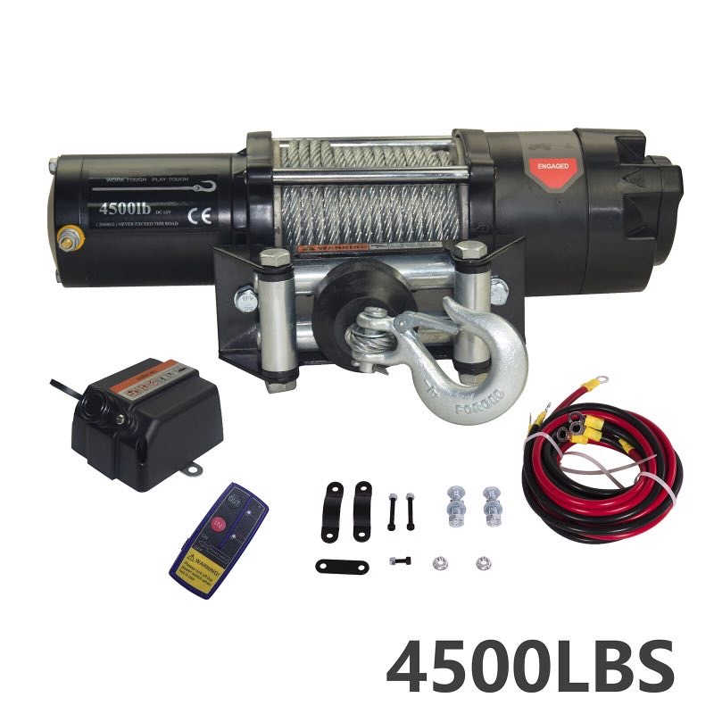Factory Made High Quality UTV 4500lbs DC Warn Winch