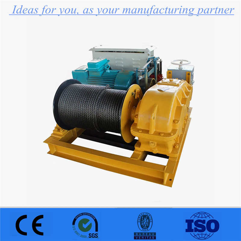 Double Drum Electric Winch – Hydraulic Powered for Industrial Hauling
