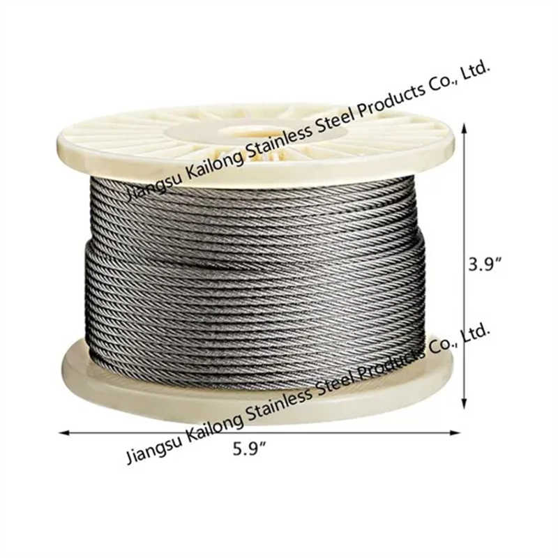 6 X 36 (SW) + Iwrc Stainless Steel Wire Rope with Steel Wire Rope 4.0 mm