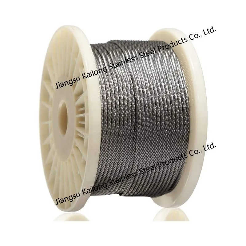 6 X 36 (SW) + Iwrc Stainless Steel Wire Rope with Steel Wire Rope 6.0mm