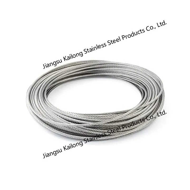6 X 36 (SW) + Iwrc Stainless Steel Wire Rope with Steel Wire Rope 9.5mm