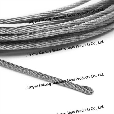 6 X 36 (SW) + Iwrc Stainless Steel Wire Rope with Steel Wire Rope 10.0mm