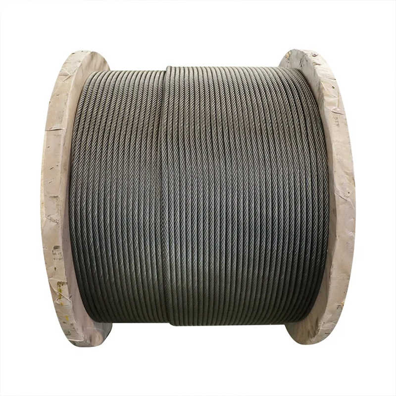 Bright or Galvanized Parrlell Lay Steel Wire Rope 36X7 Iws for Lifting
