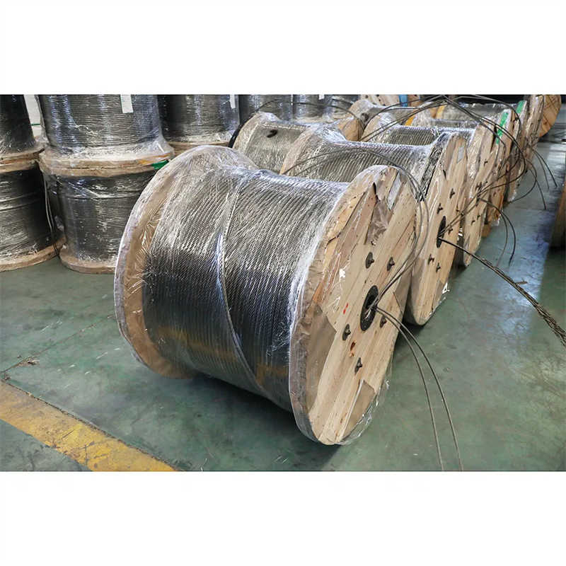 Bright or Galvanized Paralell Lay Steel Wire Rope 36X7 Iws for Crane Lifting