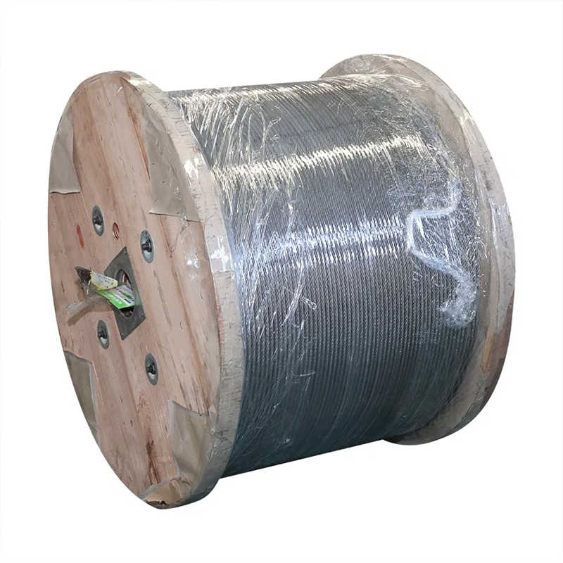 Bright or Galvanized Paralell Lay Steel Wire Rope 36X7 Iws for Crane Lifting