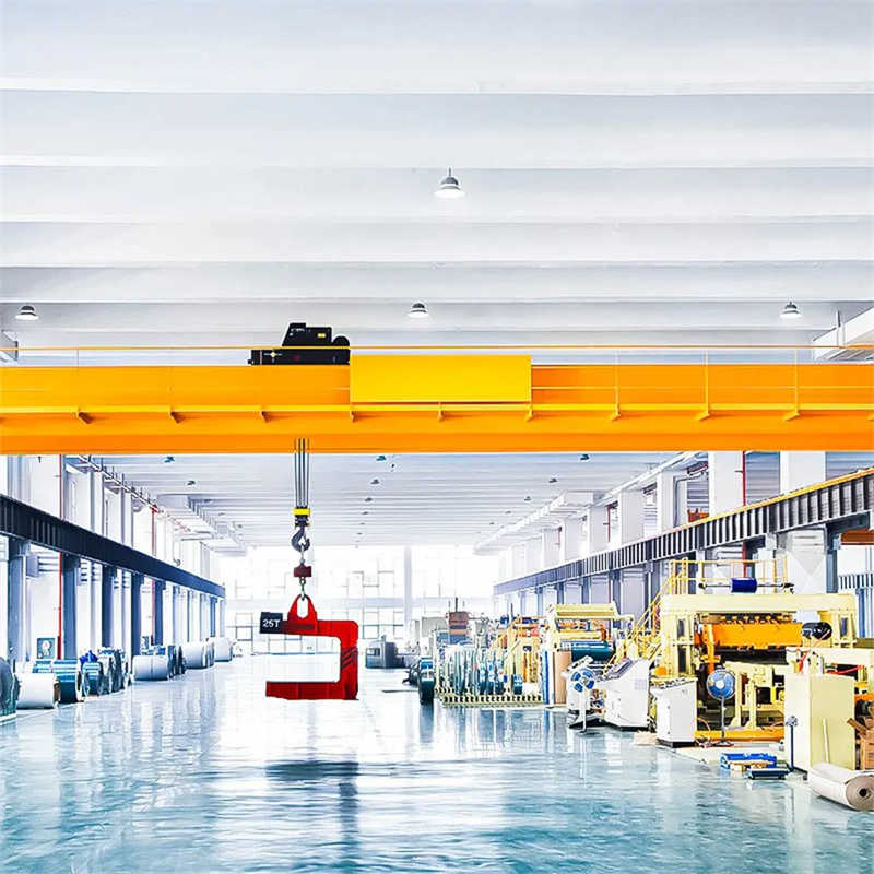 50 Ton Double Girder Overhead Crane – Steel Mill & Foundry Application