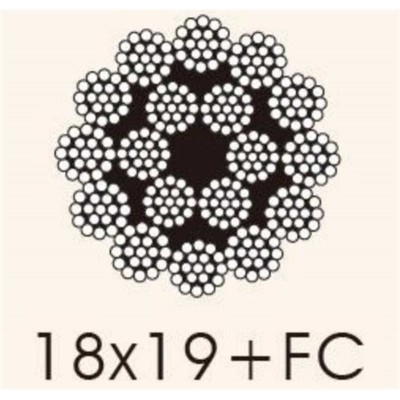 Compacted 6X36ws/6xk36ws 12-68mm Steel Wire Rope for Port Crane Trolley