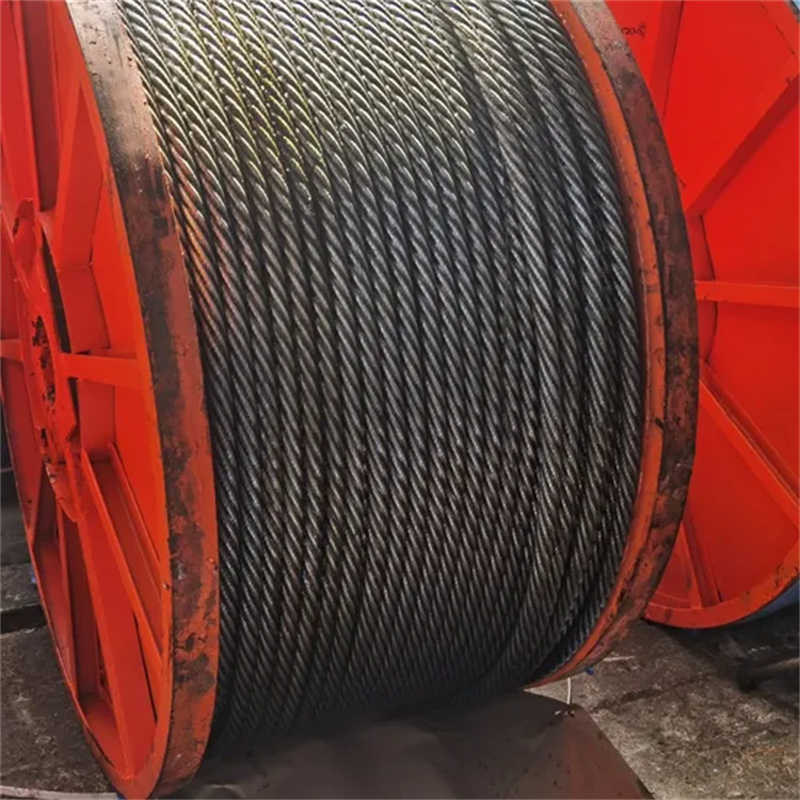 Compacted 6X36ws/6xk36ws 12-68mm Steel Wire Rope for Port Crane Trolley