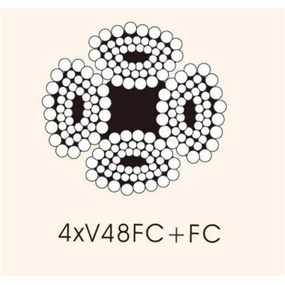 Cable 4xv39 Shaped IPS Strand Steel Wire Rope for Crane Main Hoist Supplier