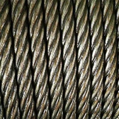Durable No-Rotating Wire Rope with Many Layers for Cranes