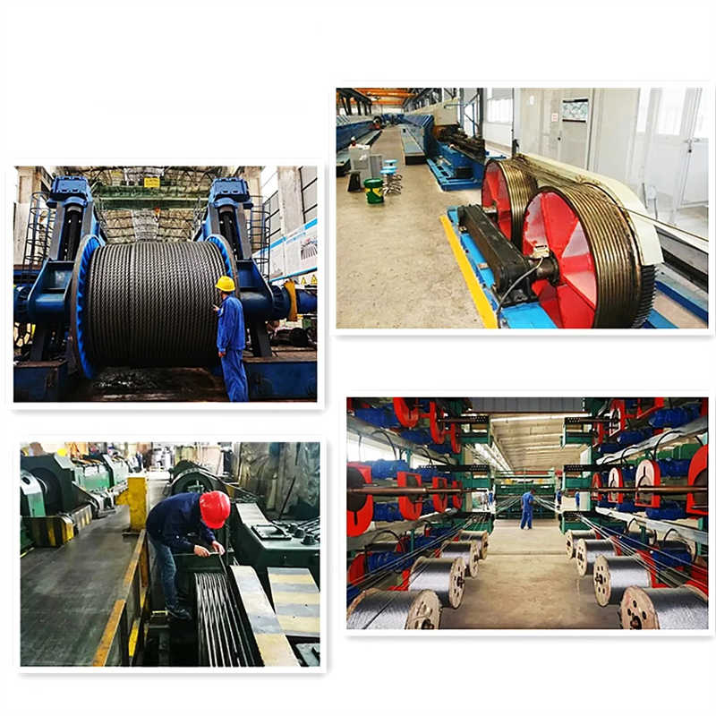 4 Strand Non Roating Wire Rope Hoisting for Erect Well Crane Use 4V*39s+5FC