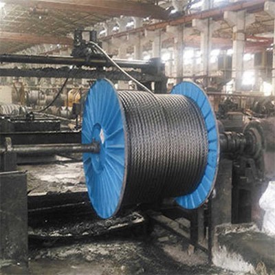 Even Galvanized Layer 6*19/6*37 Wooden Wheel Galvanized Steel Wire Rope