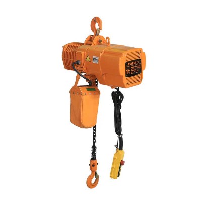 Heavy Duty Electric Chain Hoist – 1 Ton Capacity with Wireless Remote Control