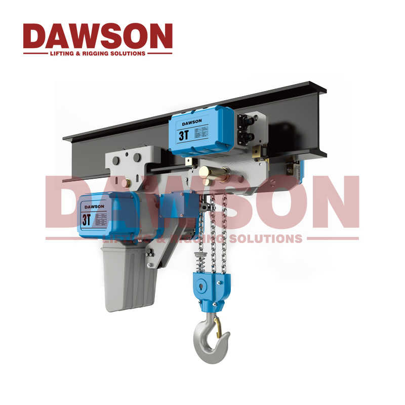 Dawson 800kg 1000kg Electric Chain Hoist with Electric Trolley