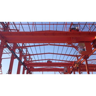 100 Ton Double Girder Overhead Crane – Used in Steel Mills & Shipyards
