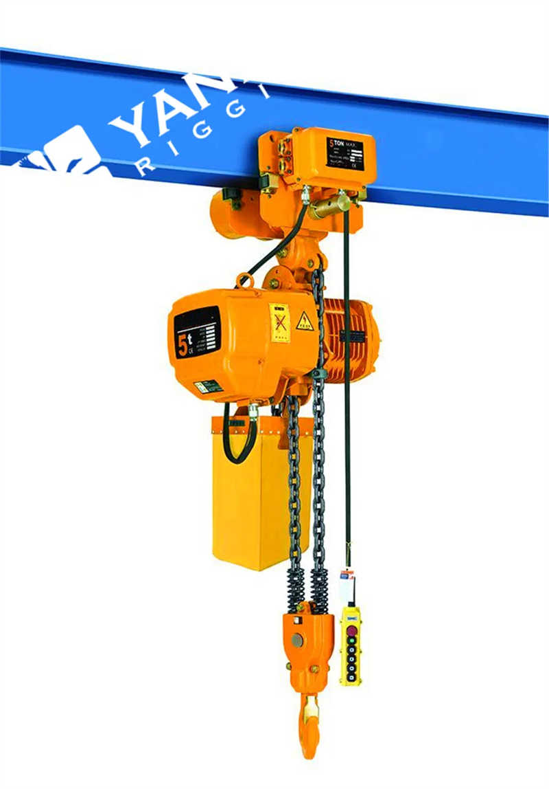 10 Ton Heavy Load Electric Chain Hoist w/ Dual Brake System