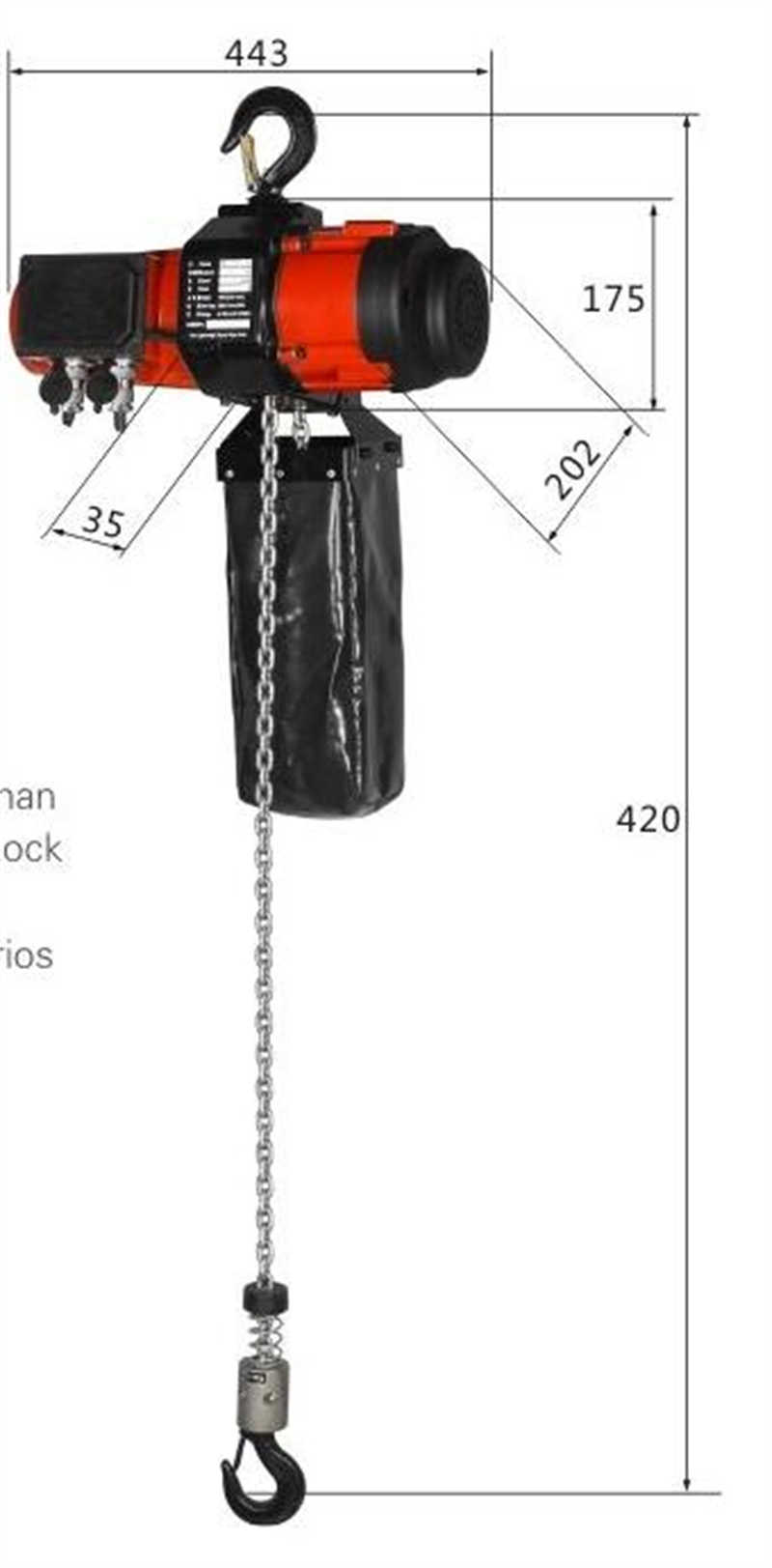 Variable Speed Electric Wire Rope Hoist with Precision Load Control